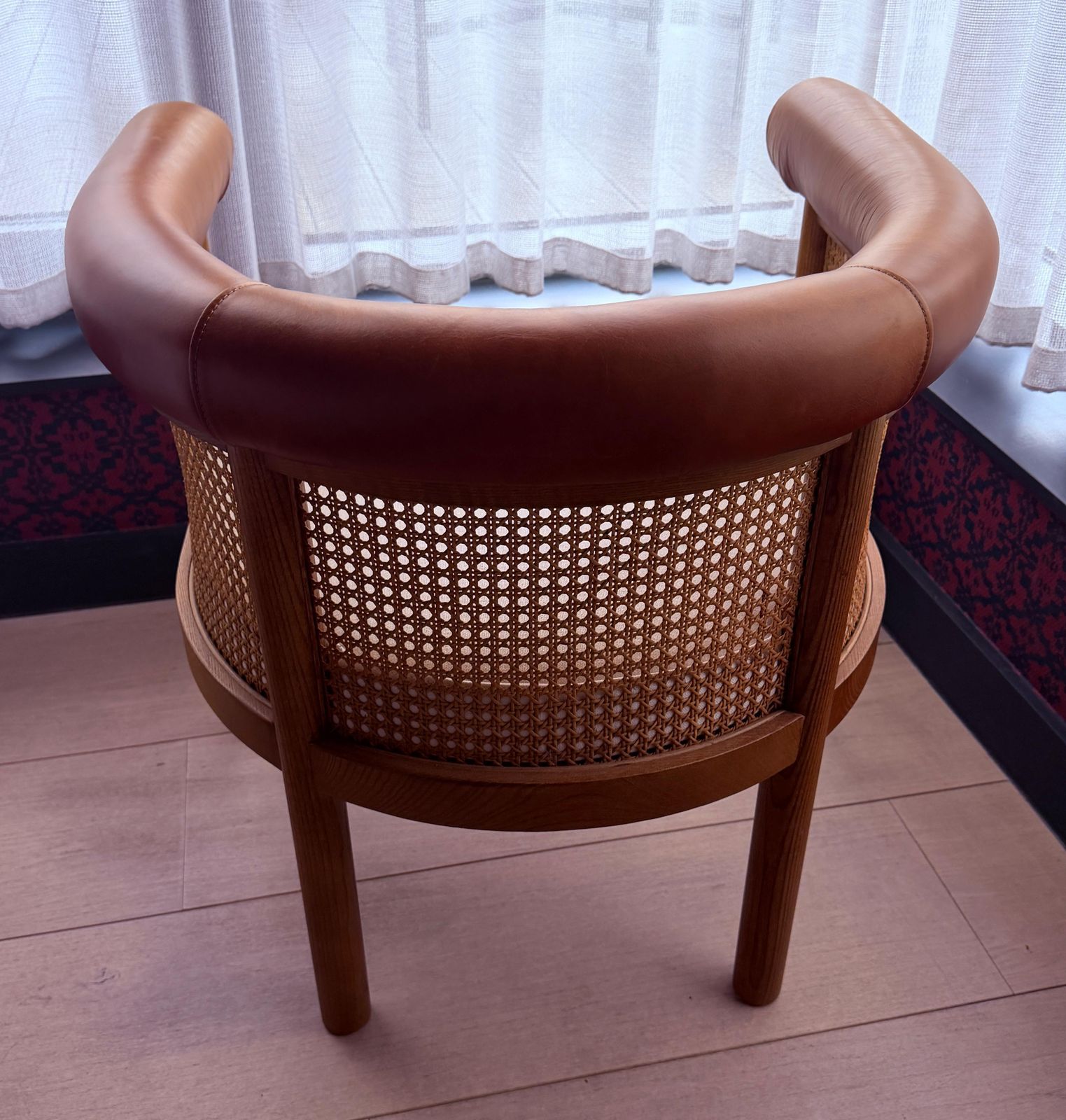 Soho Home Jensen Chair, Washed Linen, Cream photo for sale