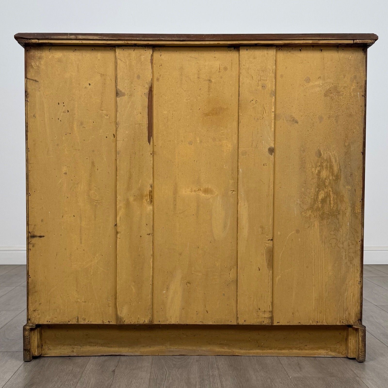 Antique 19th Century Figured Pitch Pine Chest Of Drawers ( Af 5401 ) photo 825.0