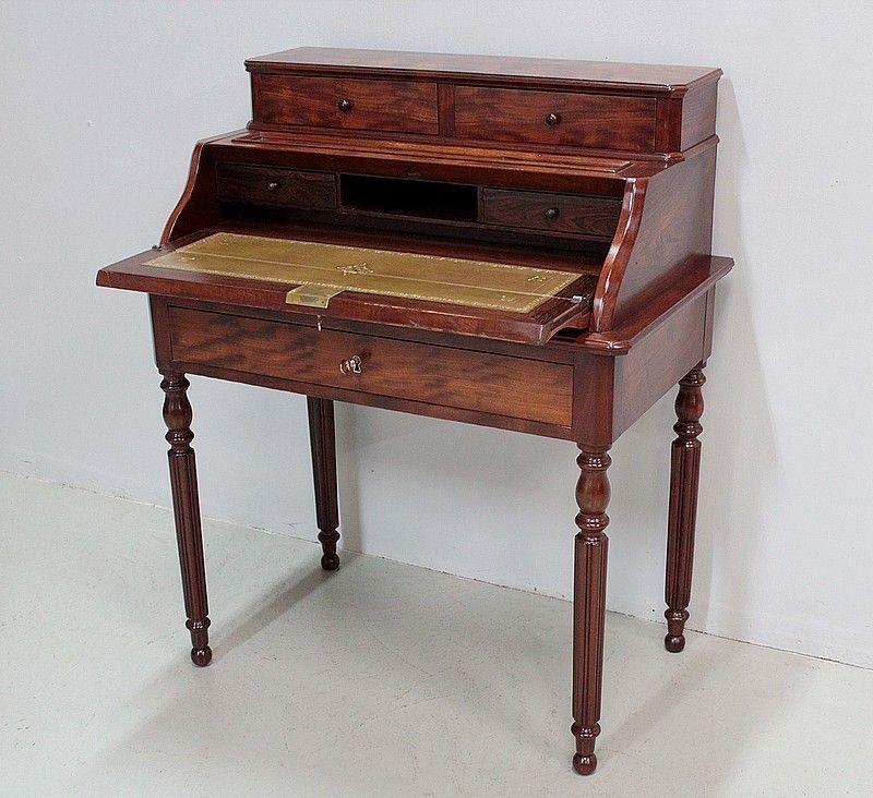 Office Of Lady In Gradin Mahogany 19th photo furniture