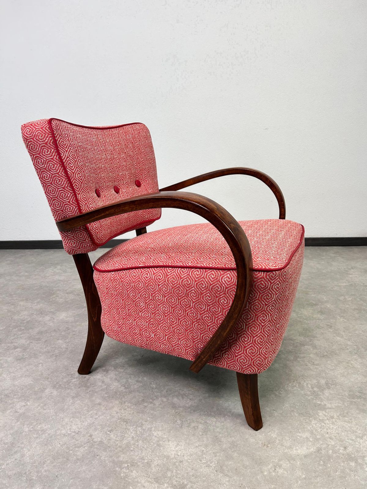 Art Deco Armchair H237 By Jindřich Halabala photo for sale