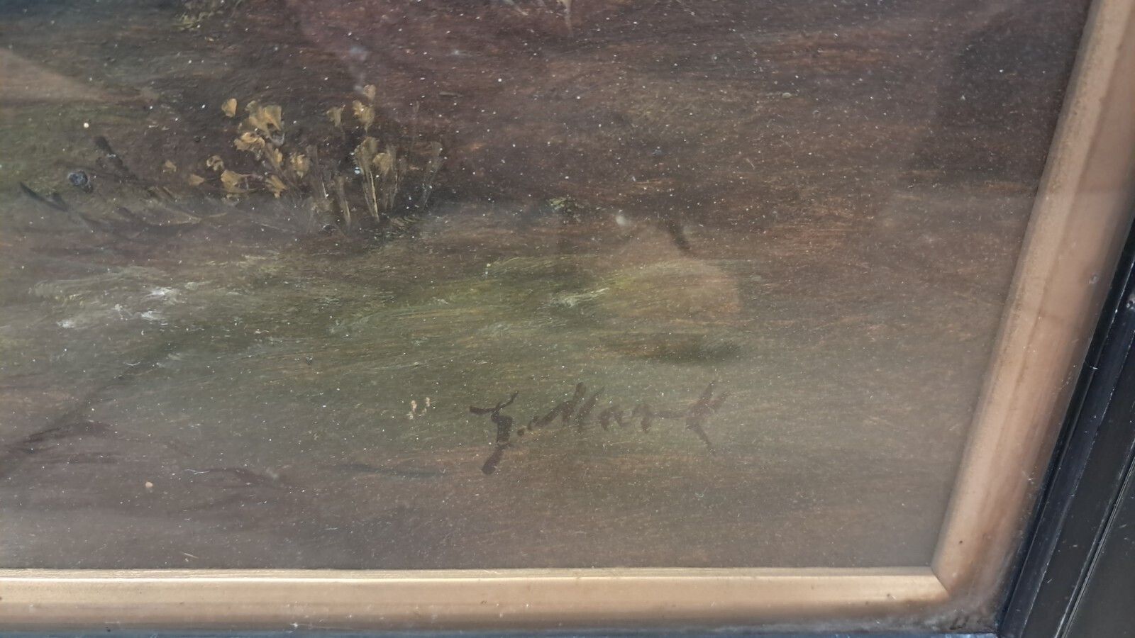 Victorian Oil On Board Set Of 3 Pastoral Scene Paintings   Original Frames (A/F) photo Art