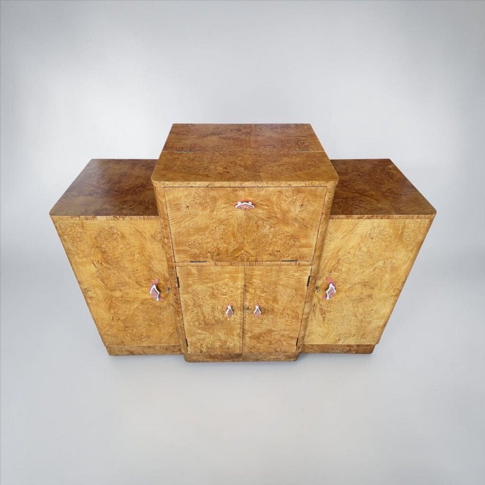Fine Art Deco Cocktail Cabinet photo vintage