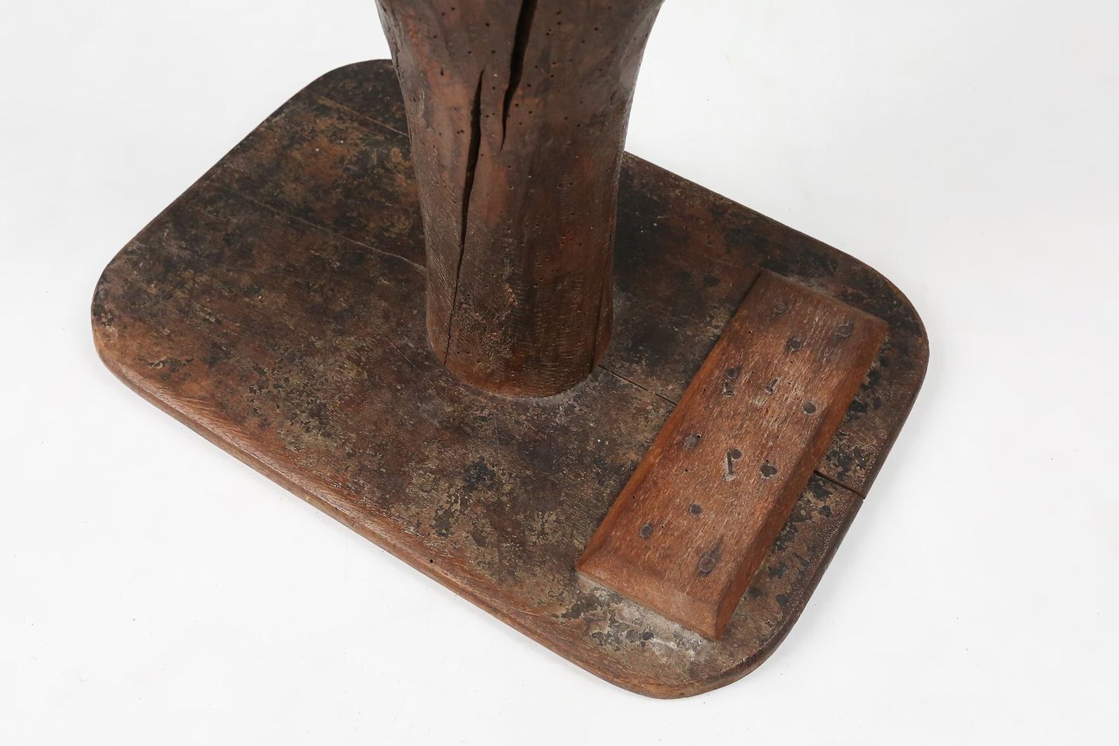 Furniture Wooden Stool With Tree Branch Legs, France, 1850s photo