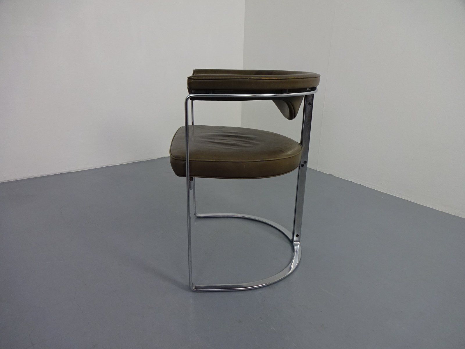 Model 6911 Armchair In Leather By Horst Brüning For Kill International, Germany, 1968 photo Furniture