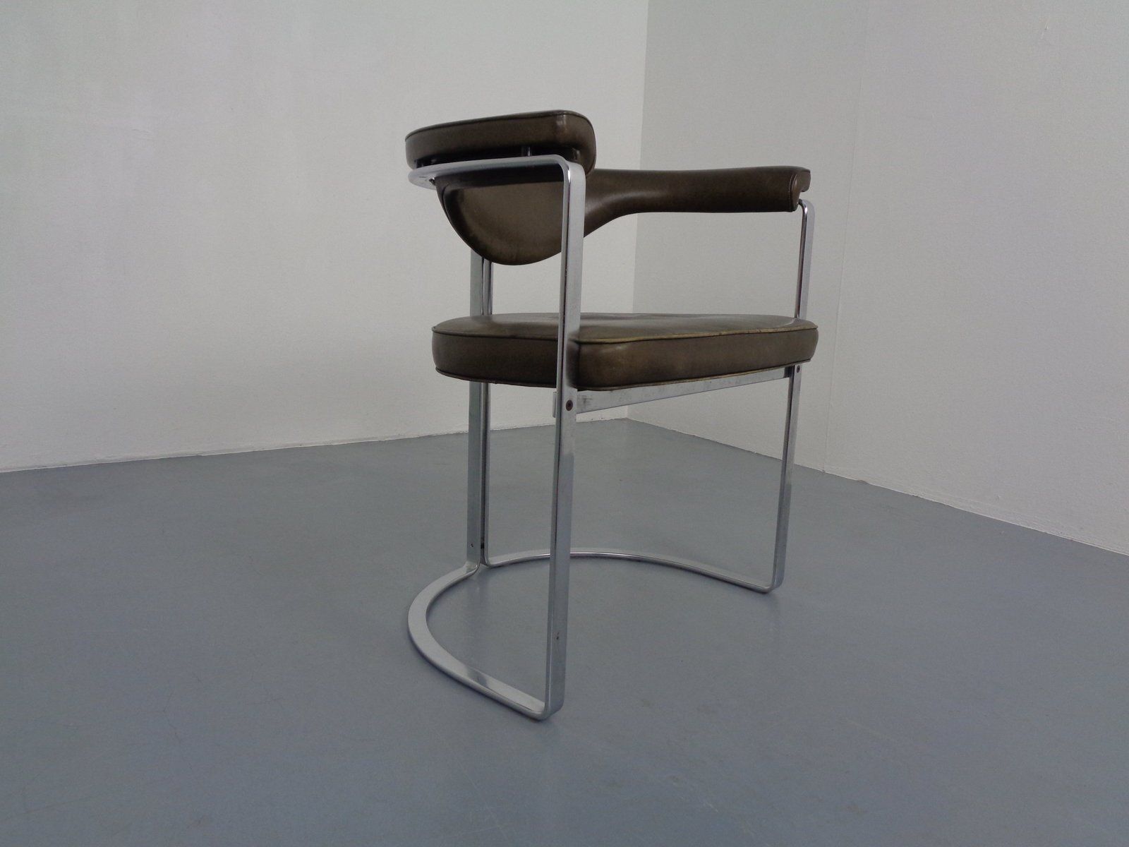Model 6911 Armchair In Leather By Horst Brüning For Kill International, Germany, 1968 photo 1086.0