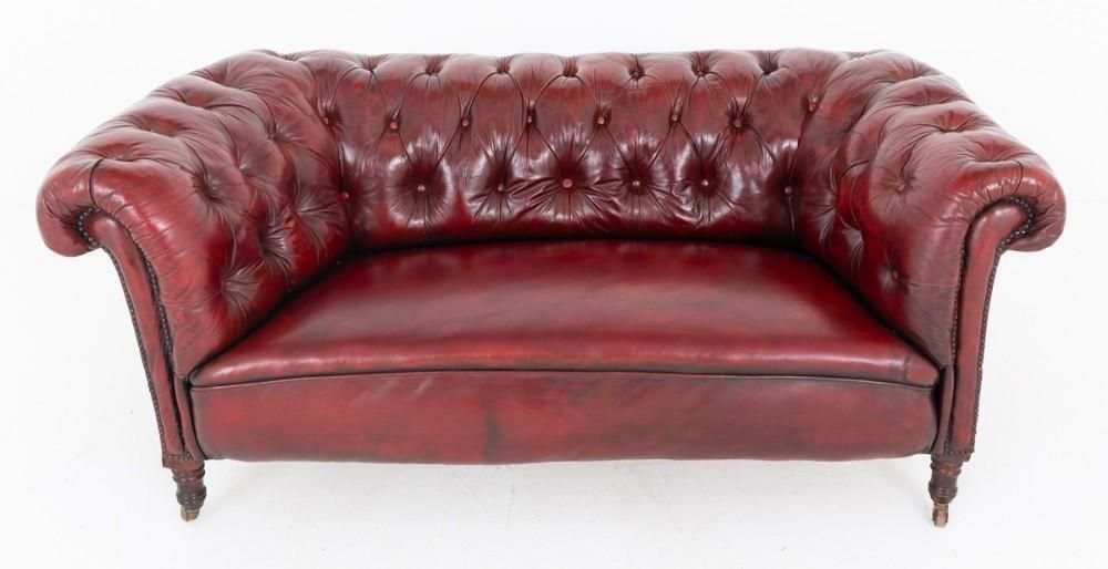 Victorian Chesterfield Sofa Couch Period 1880 photo furniture