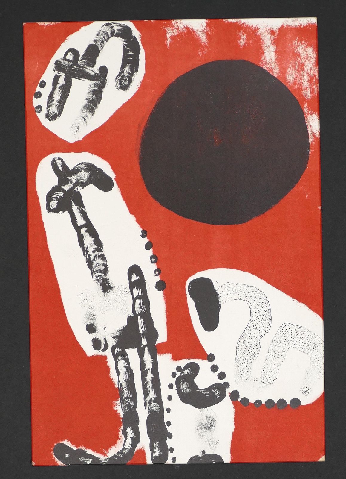 Joan Miró La Nuit   Offset And Lithograph By J. Mirò   1970s 1975. photo for sale