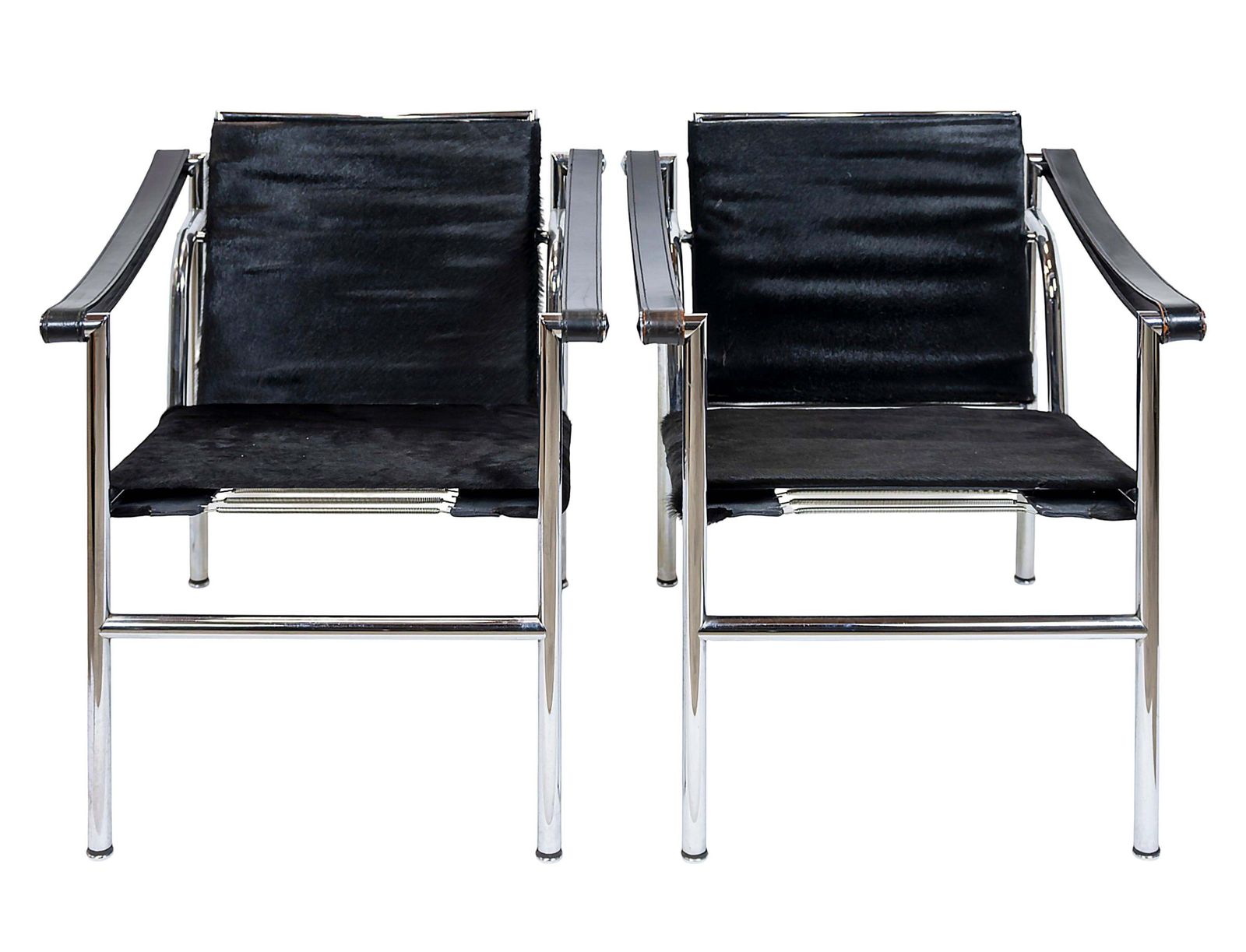 Pair Of Vintage Le Corbusier Armchairs Lc1 By Cassina photo furniture