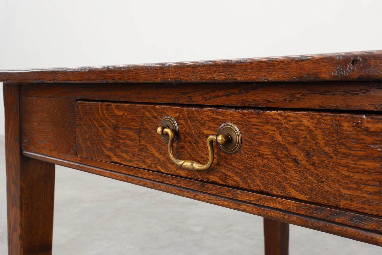 French Provincial Farmhouse Table In Oak, 1800s photo furniture