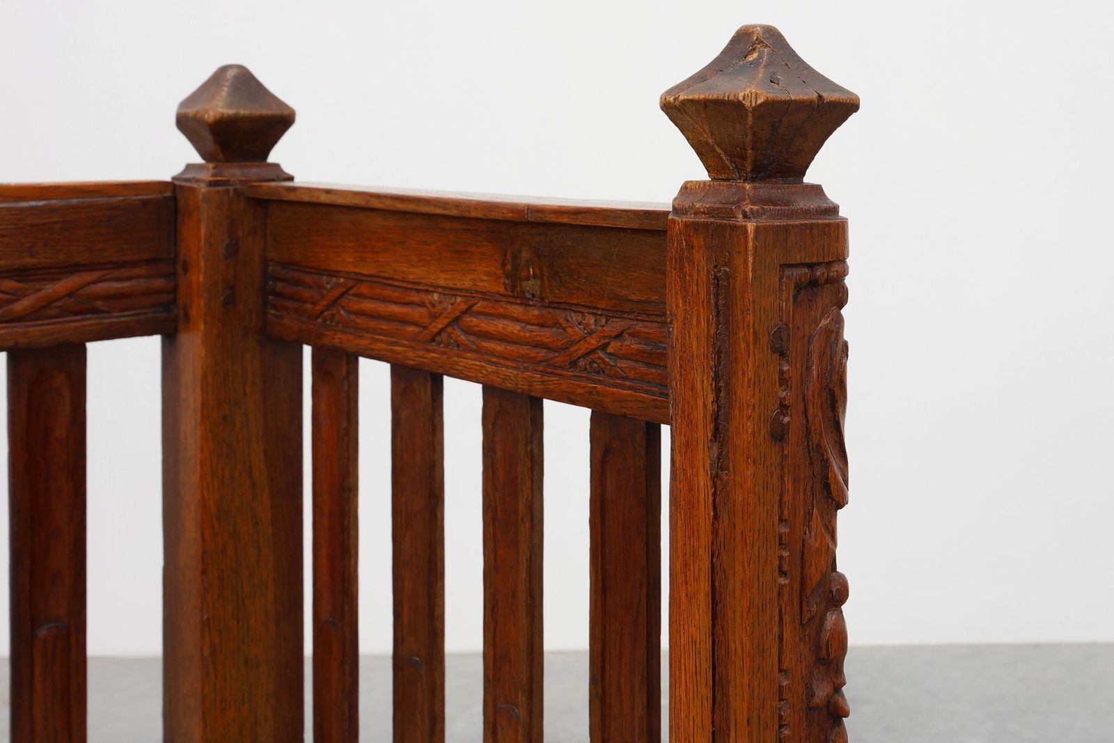 Large Arts & Crafts Oak Side Chair, Belgium, 1915 photo buy
