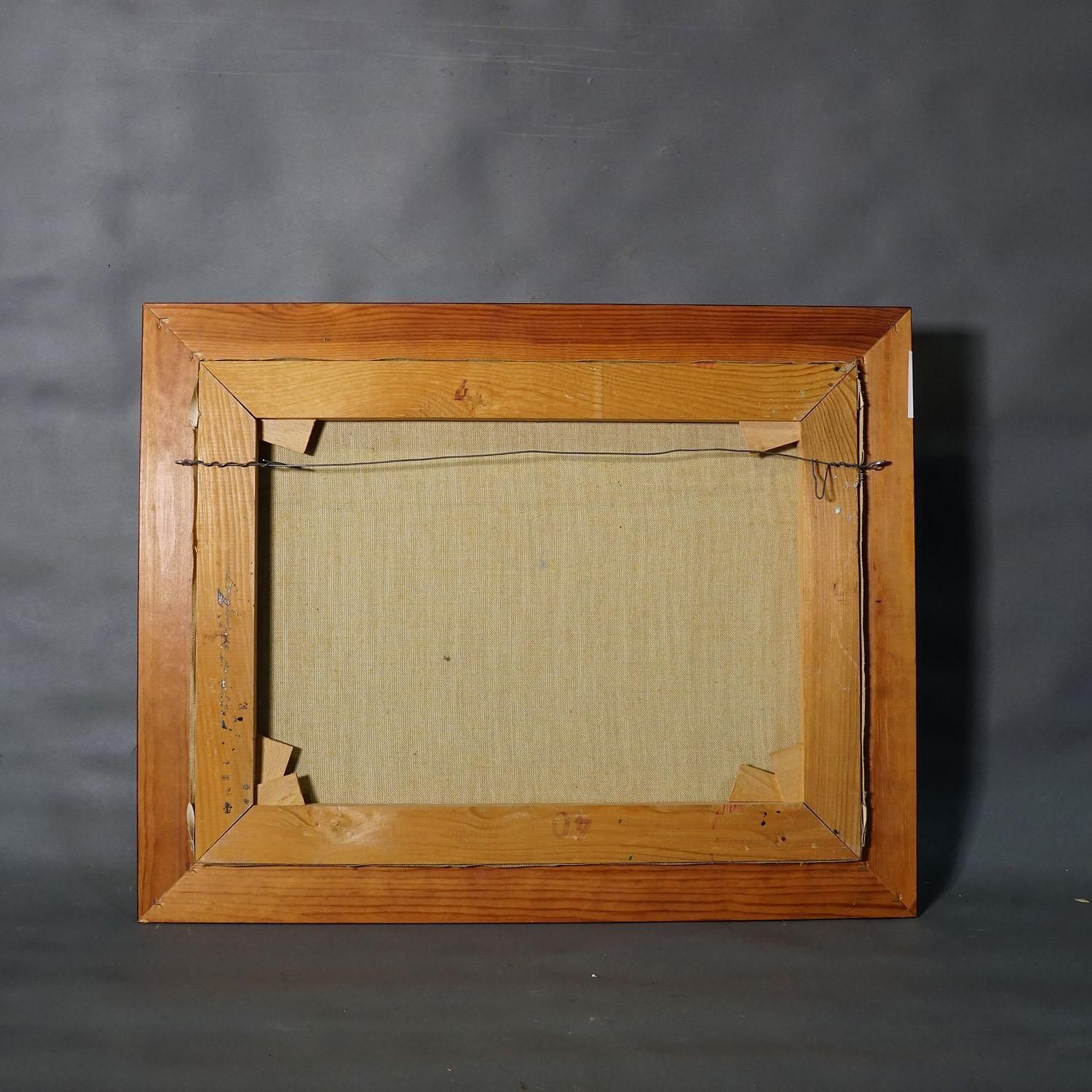 Alexander Michael, Olieverfschilderij Van Een Zuid Italiaanse Kustplaats, 1978 photo buy