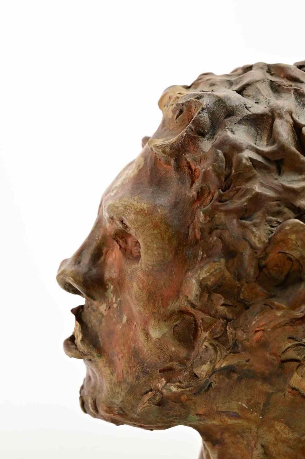Sirio Pellegrini Portrait   Sculpture By Sirio Pellegrini   1960s. photo Art