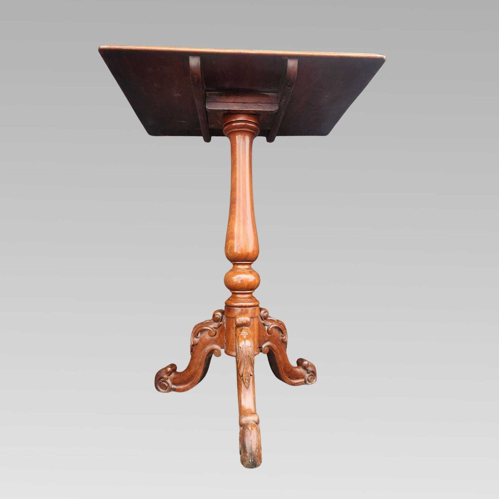 Fabulous Antique 19th Century Victorian Mahogany Folding Side Lamp Hall Table photo for sale