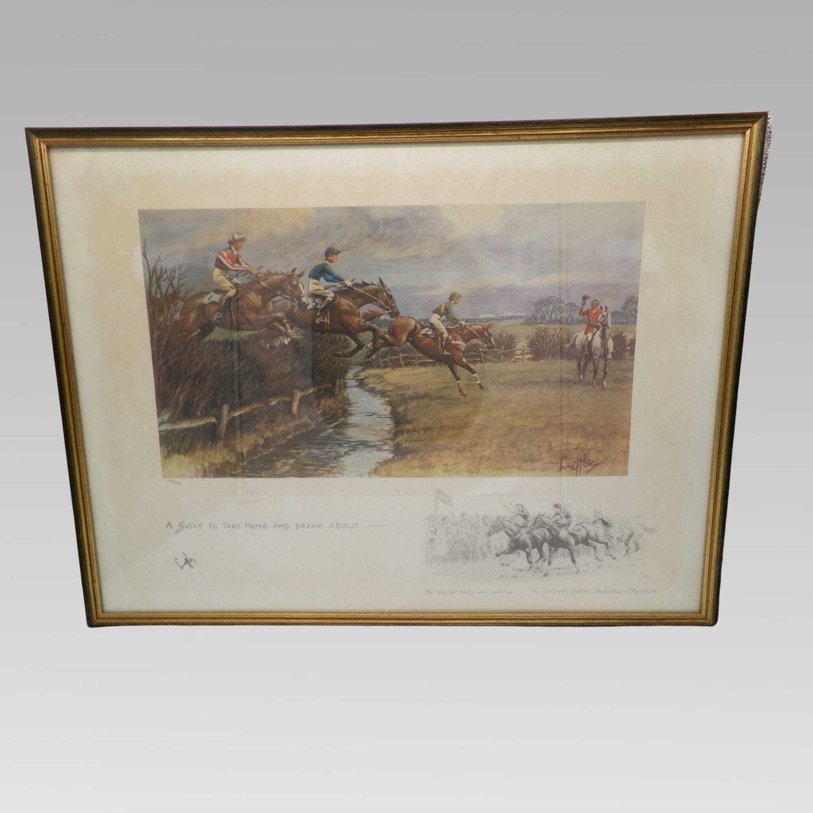 Snaffles Charles Johnson Payne Limited Edition 173/850 English Horse Racing Print