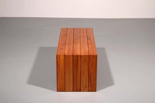 Elegant Italian Mid Century Beechwood Bench (1960s) photo 1199.0