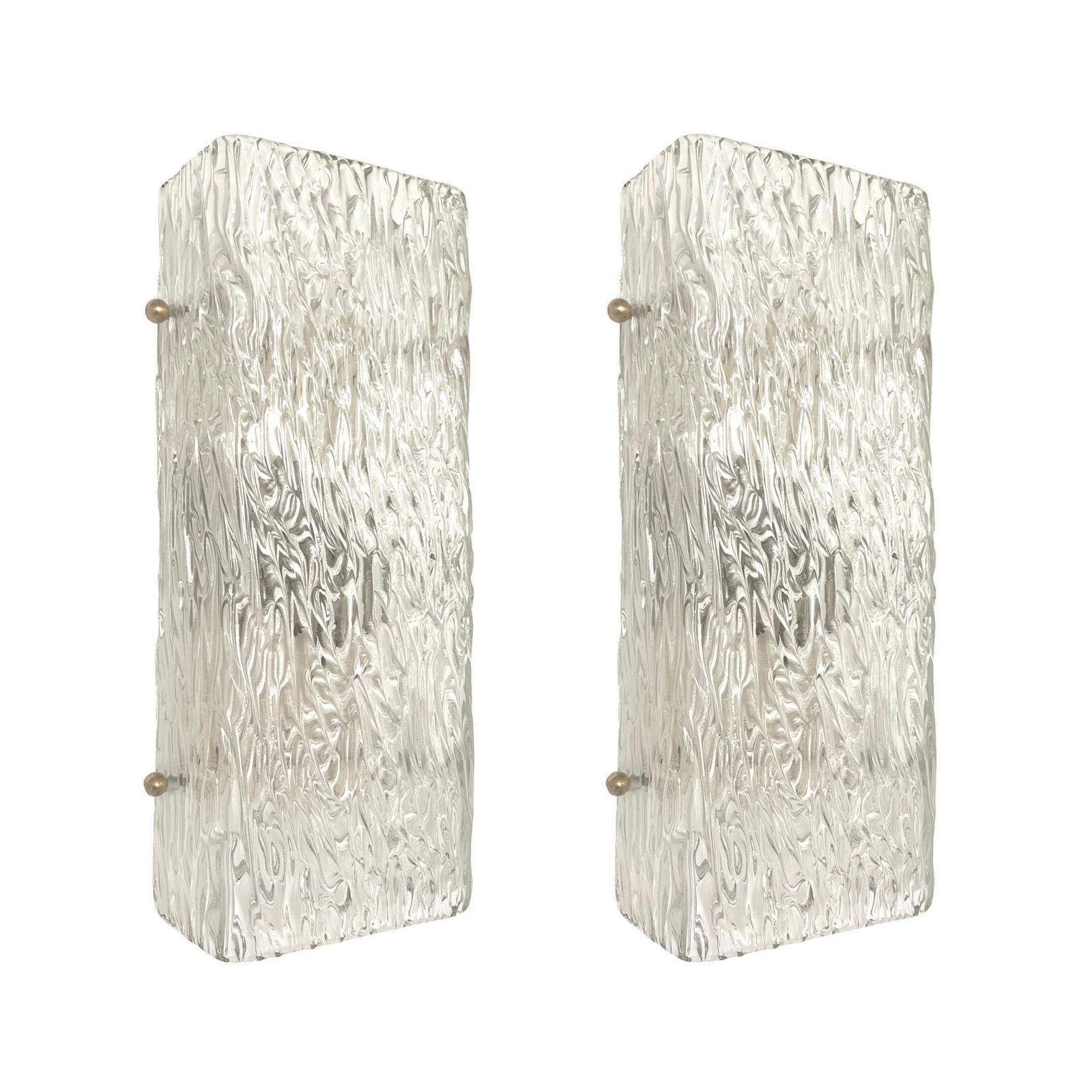 Austrian Midcentury Set Of Three Murano "Florian" Wall Sconces By Kalmar, 1970s photo Lighting