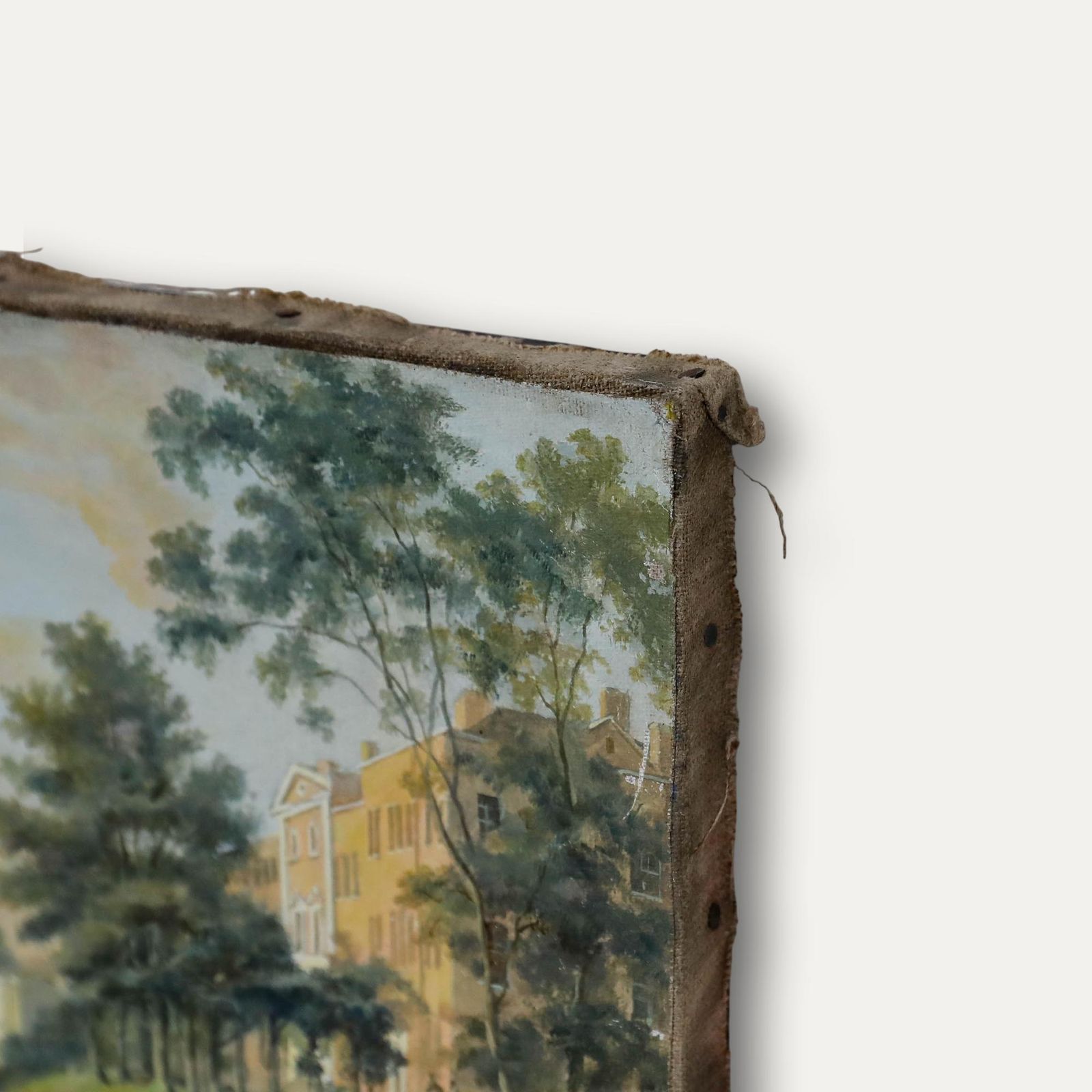 After George Barret Sr.   19th Century Oil, View From The Terrace, Richmond Hill photo 250.0