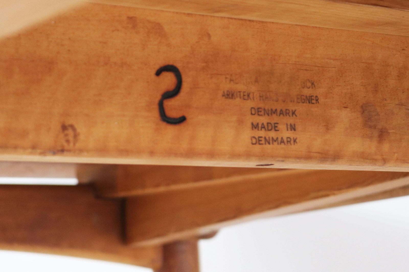 Grote Uitschuifbare Eettafel Hans J. Wegner At 312, Teak & Eiken, Jaren 1950 photo buy