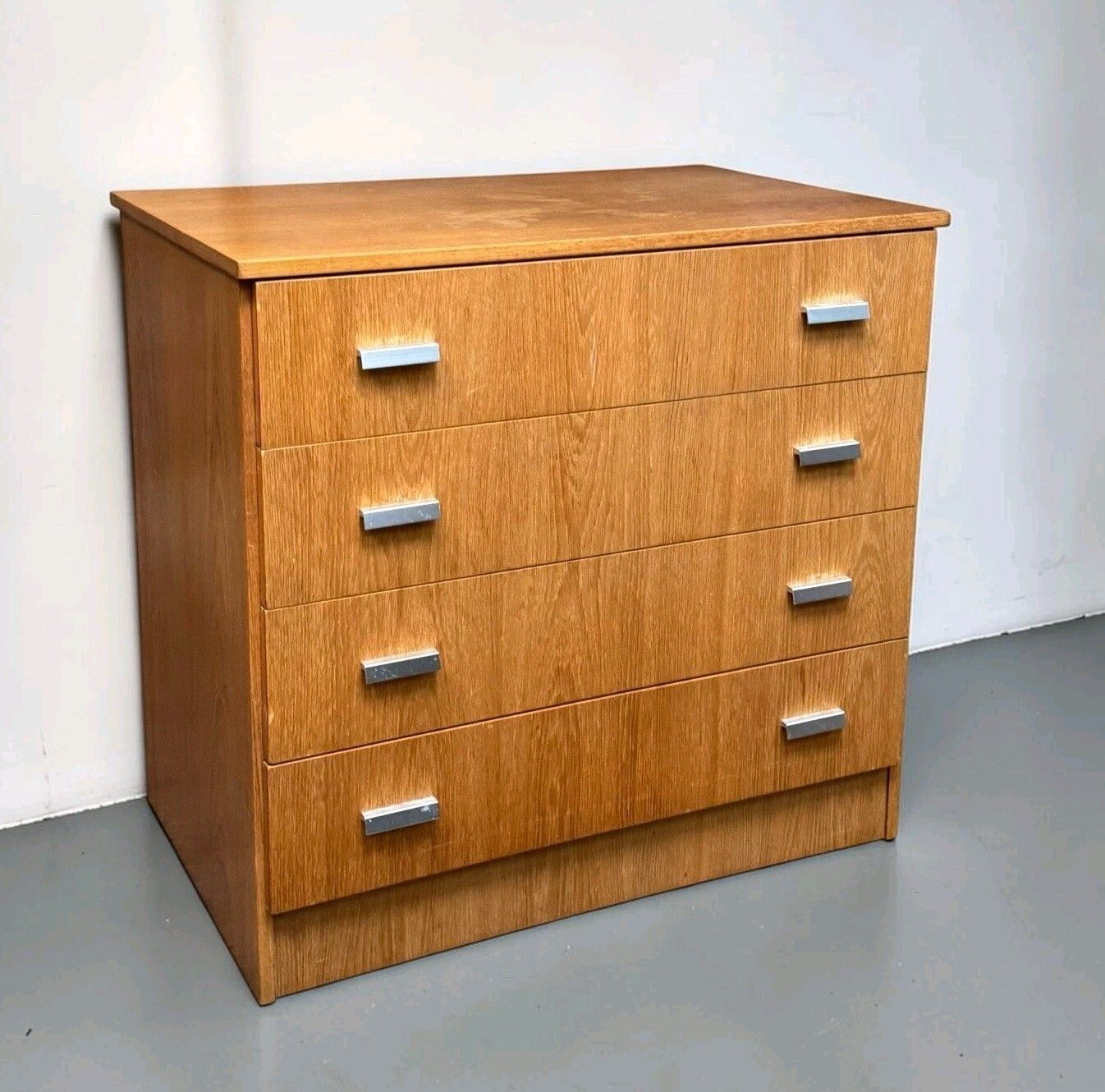 Stag John Sylvia Reid Fineline Teak Chest Of Drawers Mid Century C1950s Rare photo buy