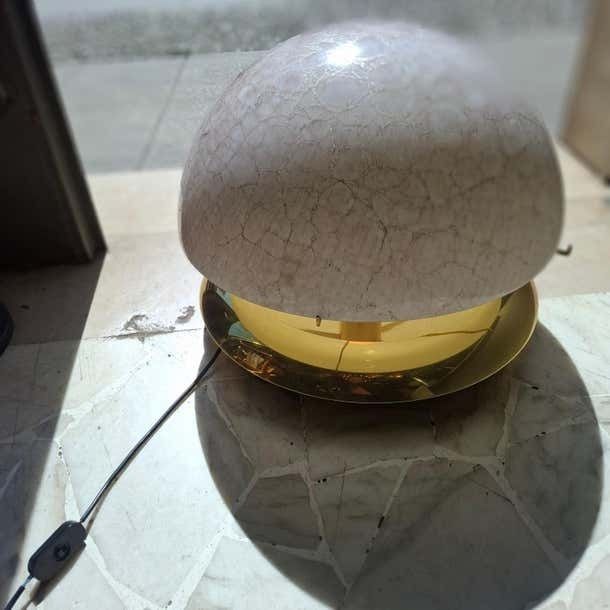 Ludovico Diaz De Santilana “ Medusa” Table Lamp Brass Glass 1960 Italy photo for sale