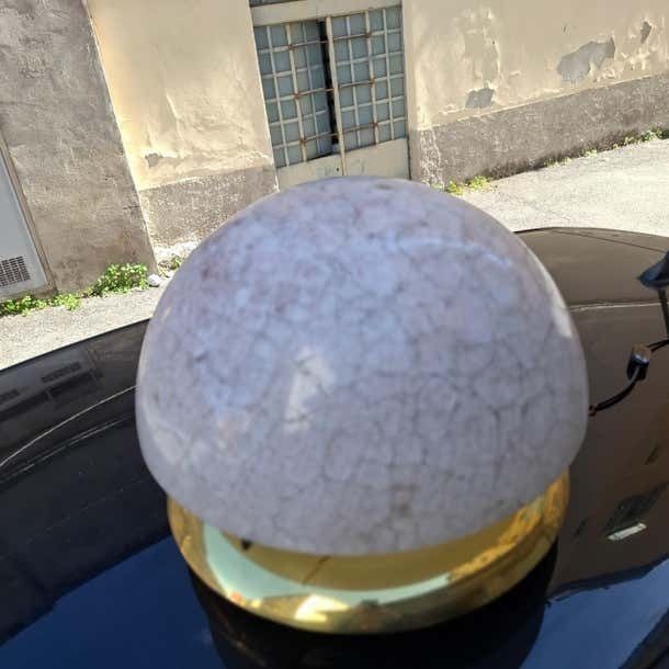 photo buy Ludovico Diaz De Santilana “ Medusa” Table Lamp Brass Glass 1960 Italy