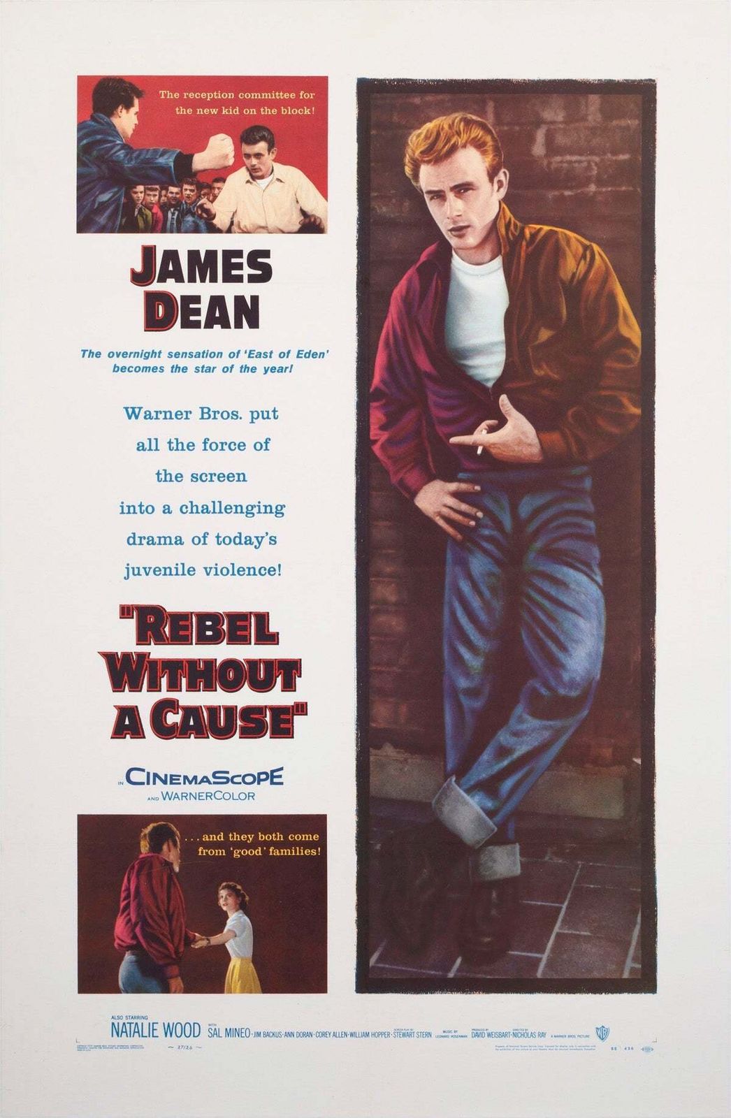Rebel Without A Cause 1955 Us 1 Sheet Film Poster