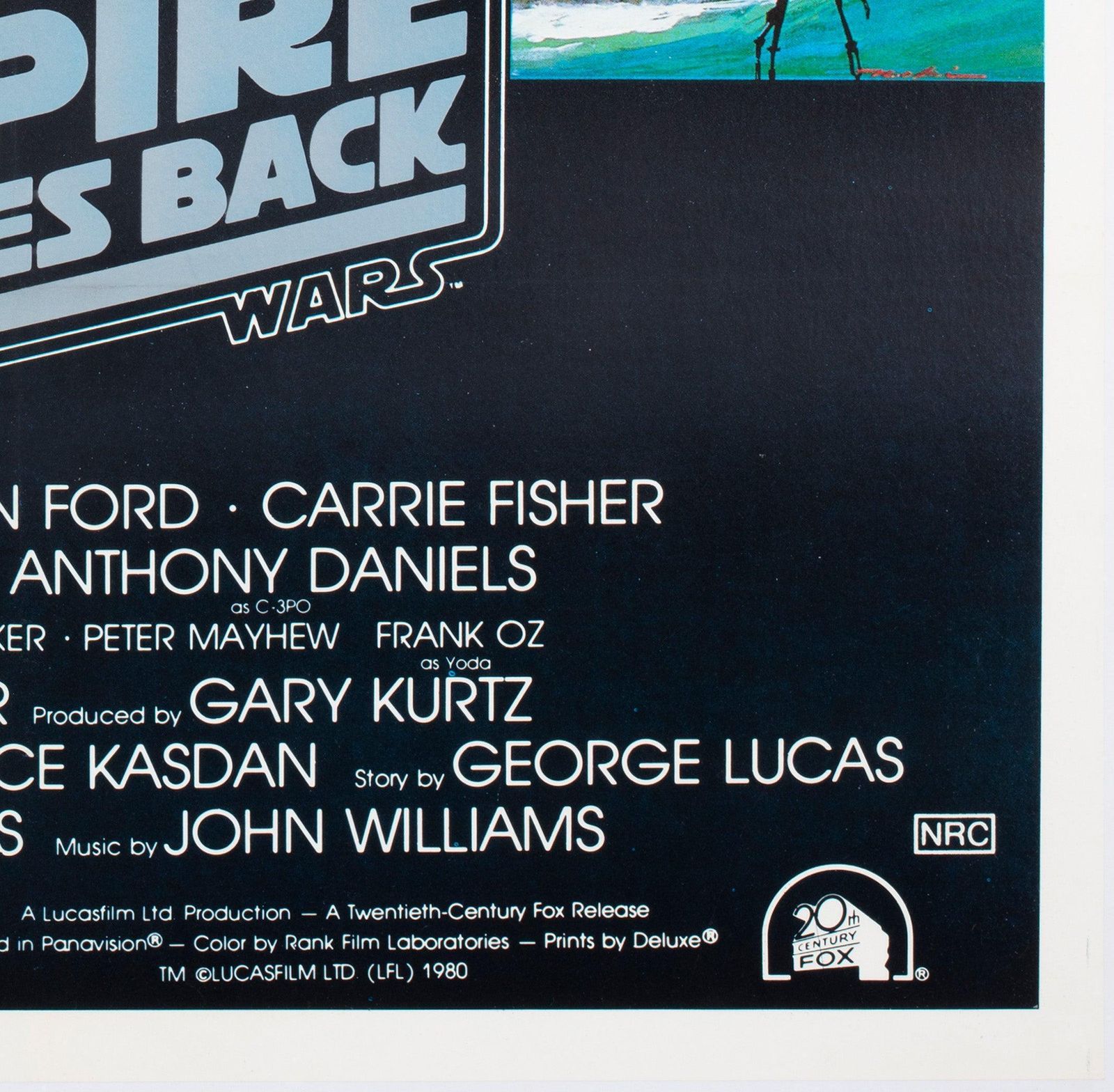 The Empire Strikes Back 1980 Australian 1 Sheet Film Poster, Noriyoshi Ohrai photo vintage