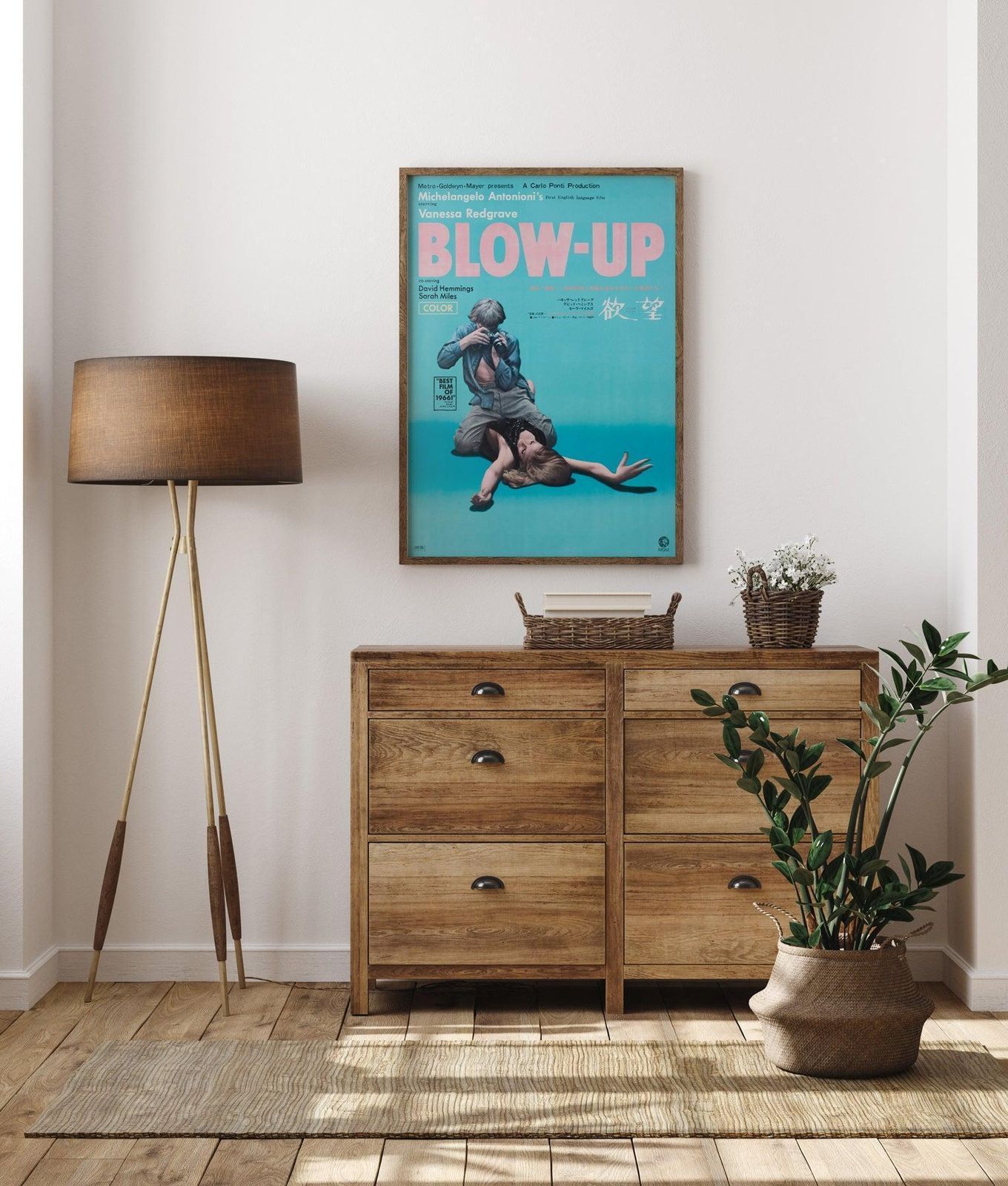 Blow Up 1967 Japanese B2 Film Poster photo furniture