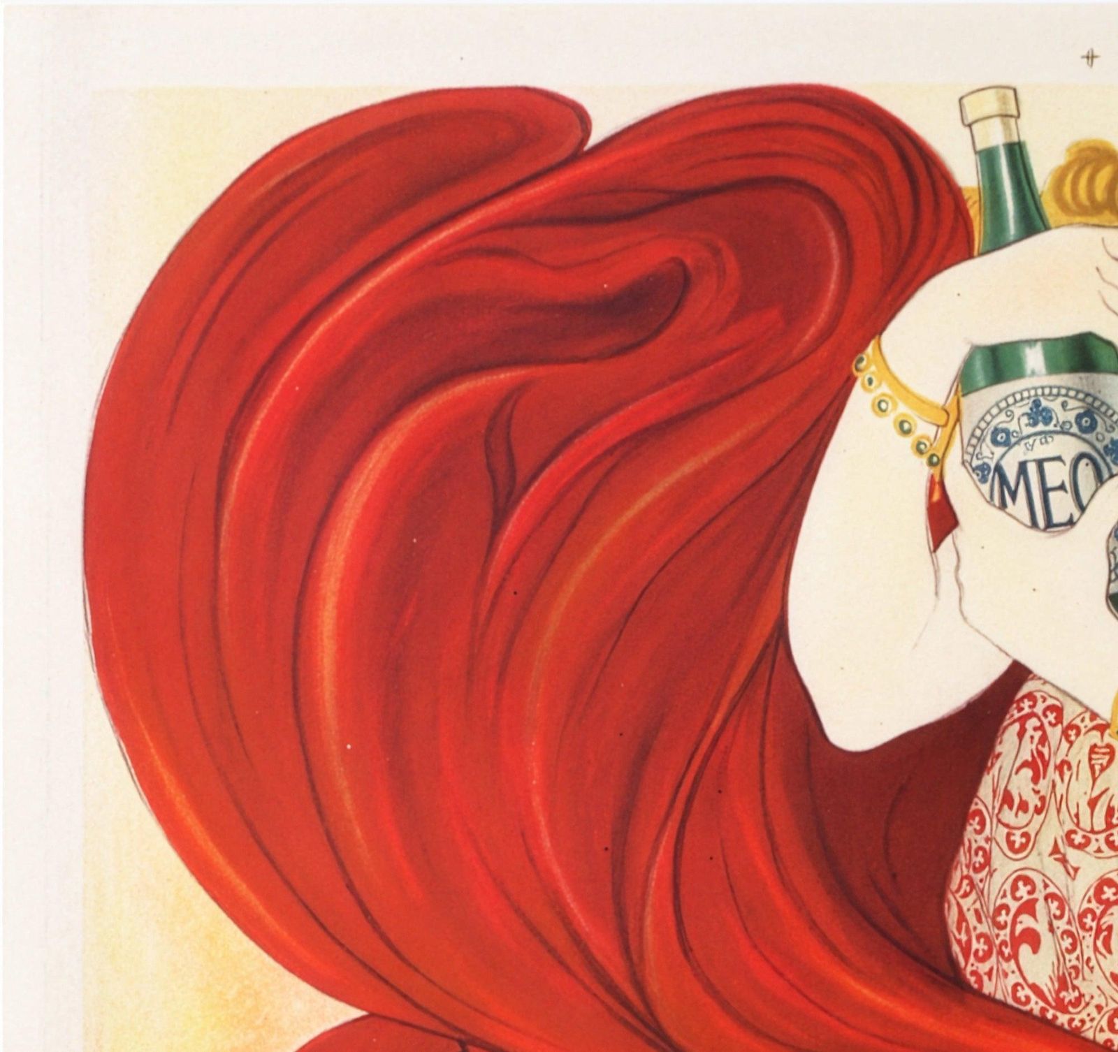 Fonte Meo C1910 Italian Advertising Poster, Francesco Nonni photo for sale