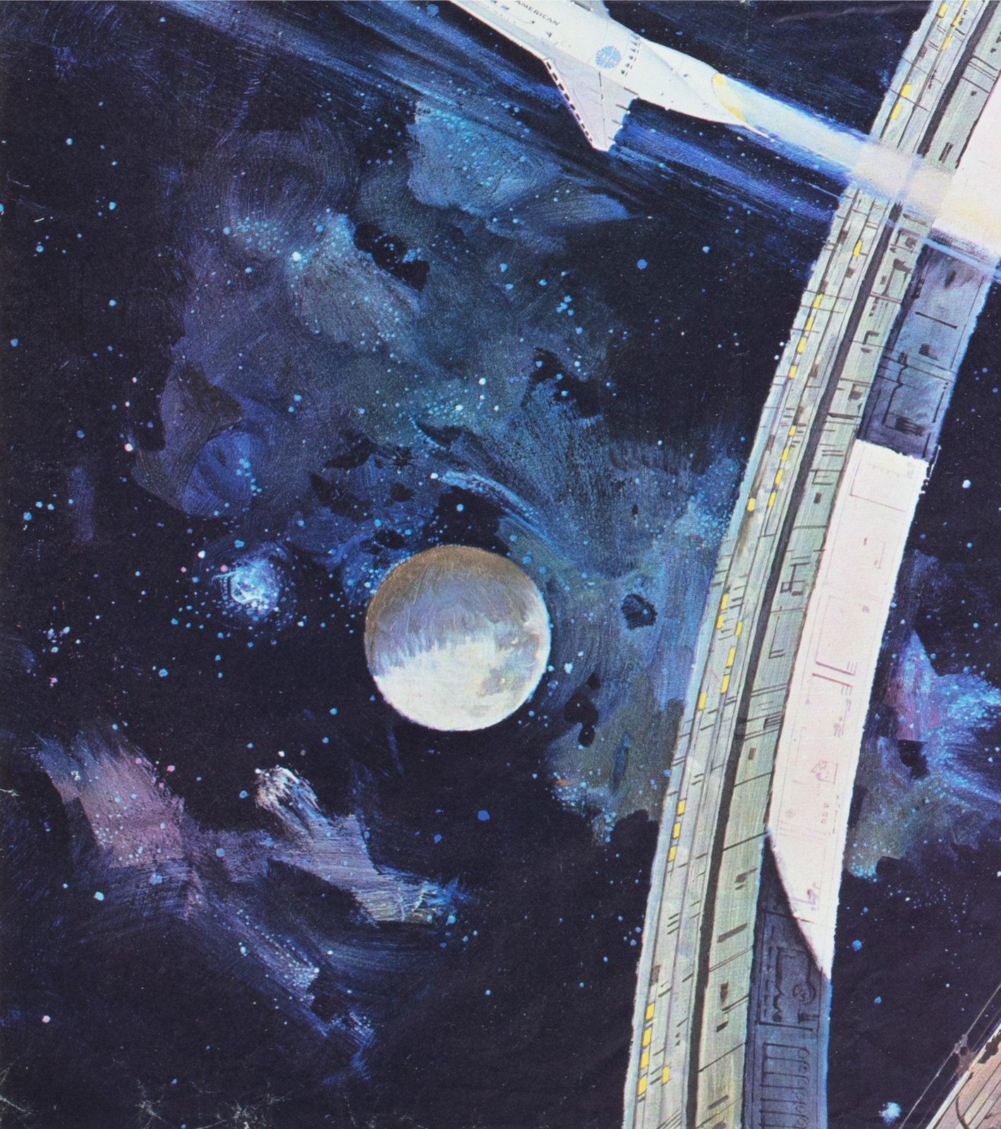 2001 A Space Odyssey 1968 Uk Quad Style A Film Poster, Bob Mccall photo vinterior