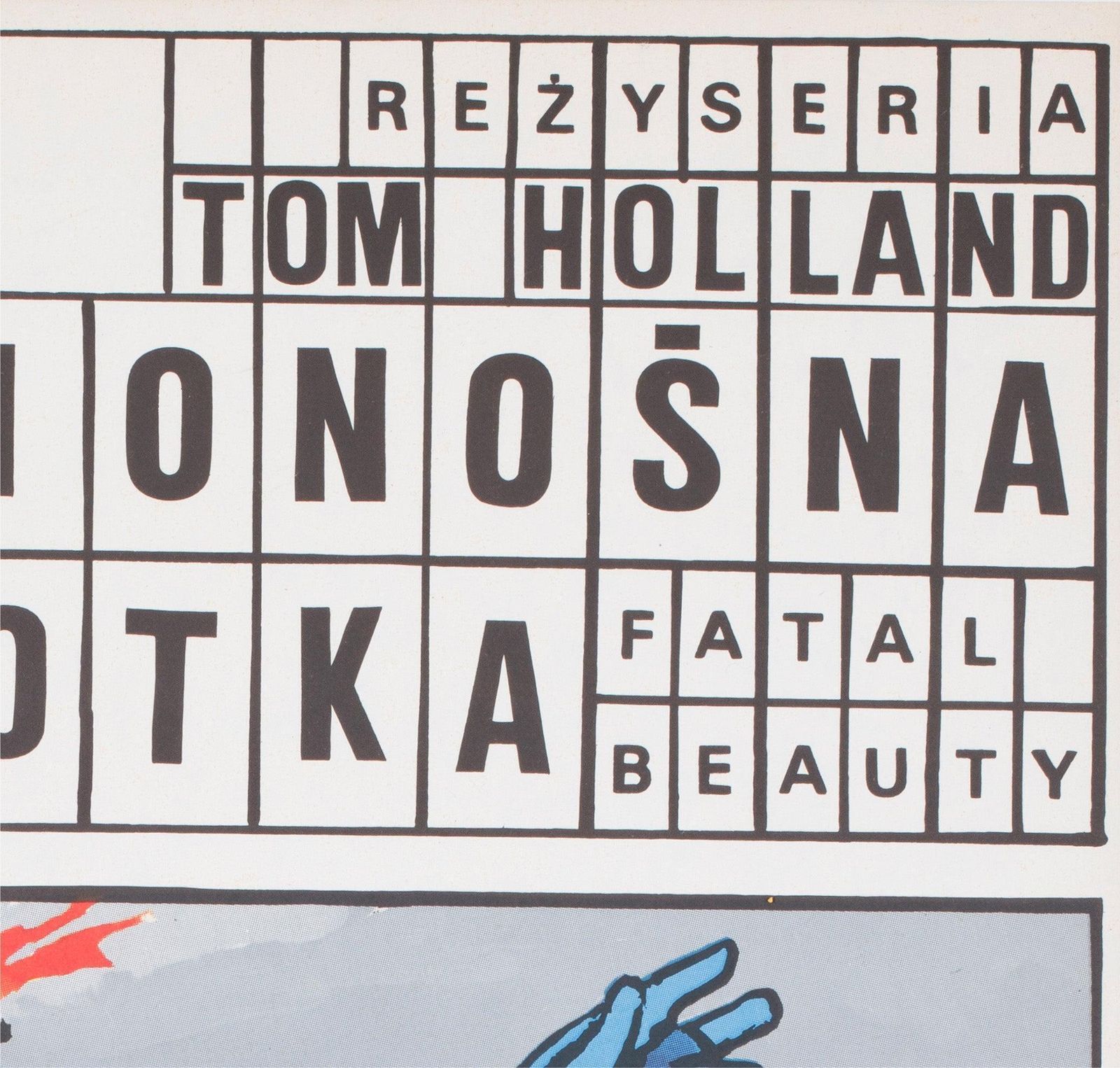 Fatal Beauty 1989 Polish B1 Film Poster, Grzegorz Marszalek photo Art