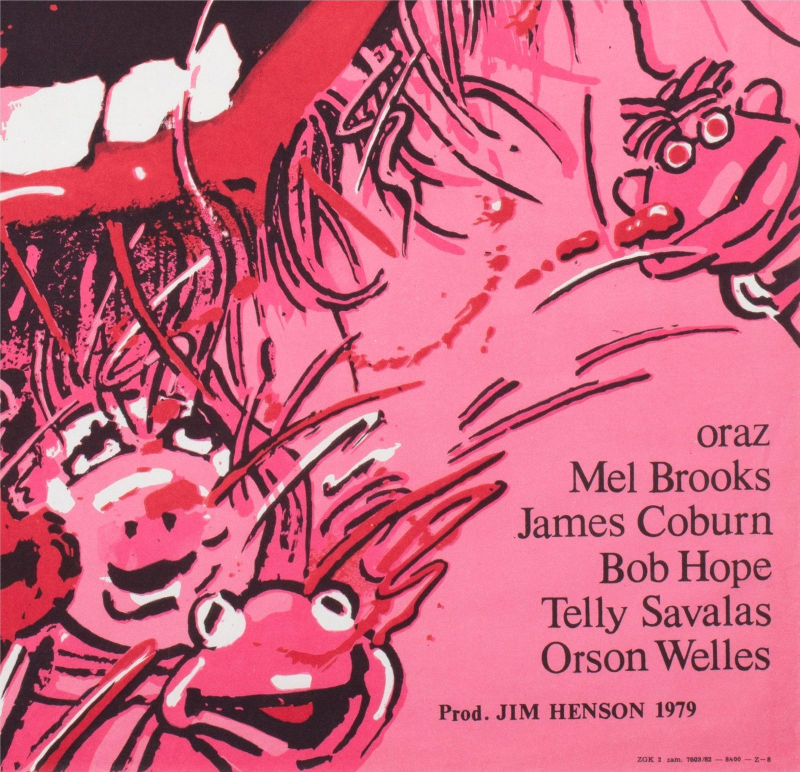 The Muppet Movie 1982 Polish B1 Film Poster, Waldemar Swierzy photo vintage