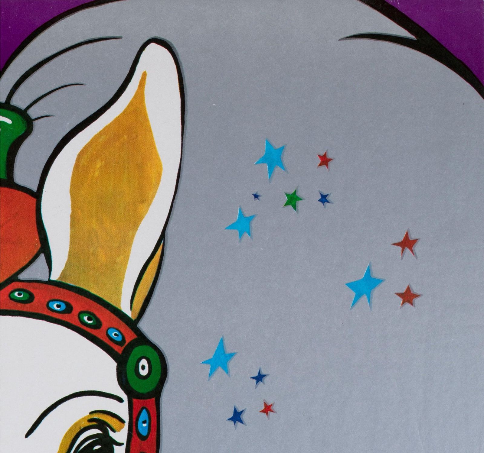 Zirkus Colourful Horse 1970s Polish Circus Poster, Szemelowski photo Art