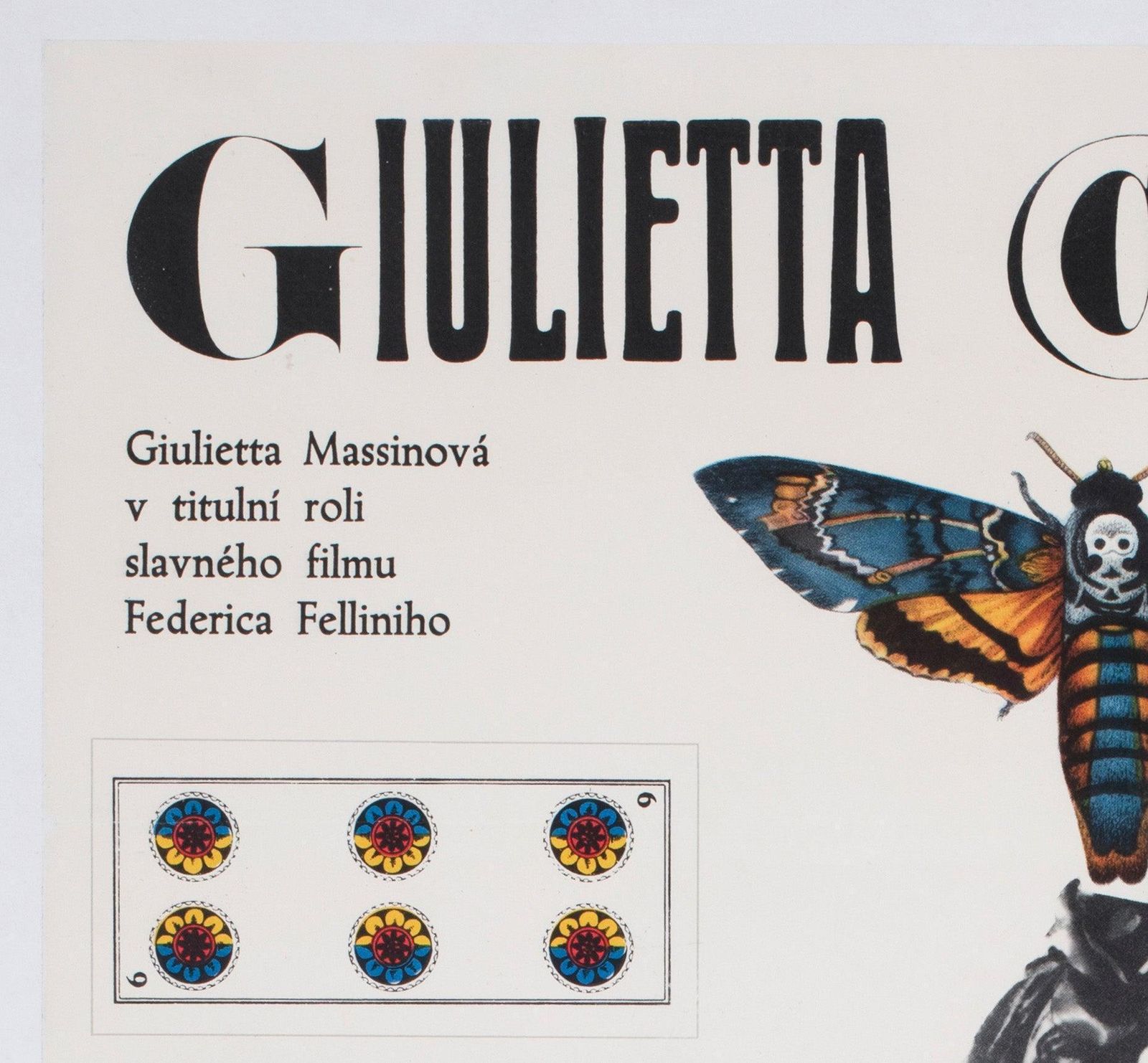 Juliet Of The Spirits 1969 Czech A1 Film Poster, Milan Grygar photo for sale