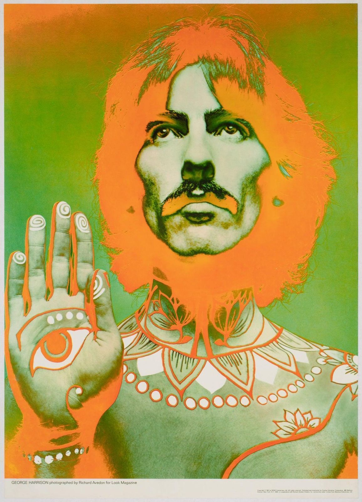 The Beatles 1967 Special Look Magazine Offset Lithographs Posters, Avedon photo 10587.0