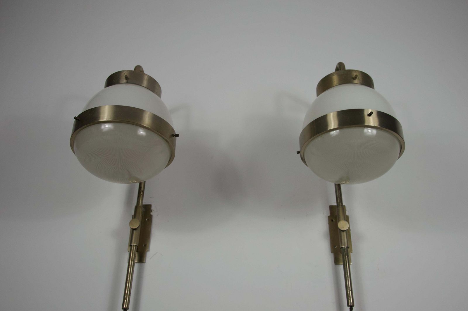 Pair Of Delta Wall Lamps By Sergio Mazza For Artemide, Italy, 1960s photo buy