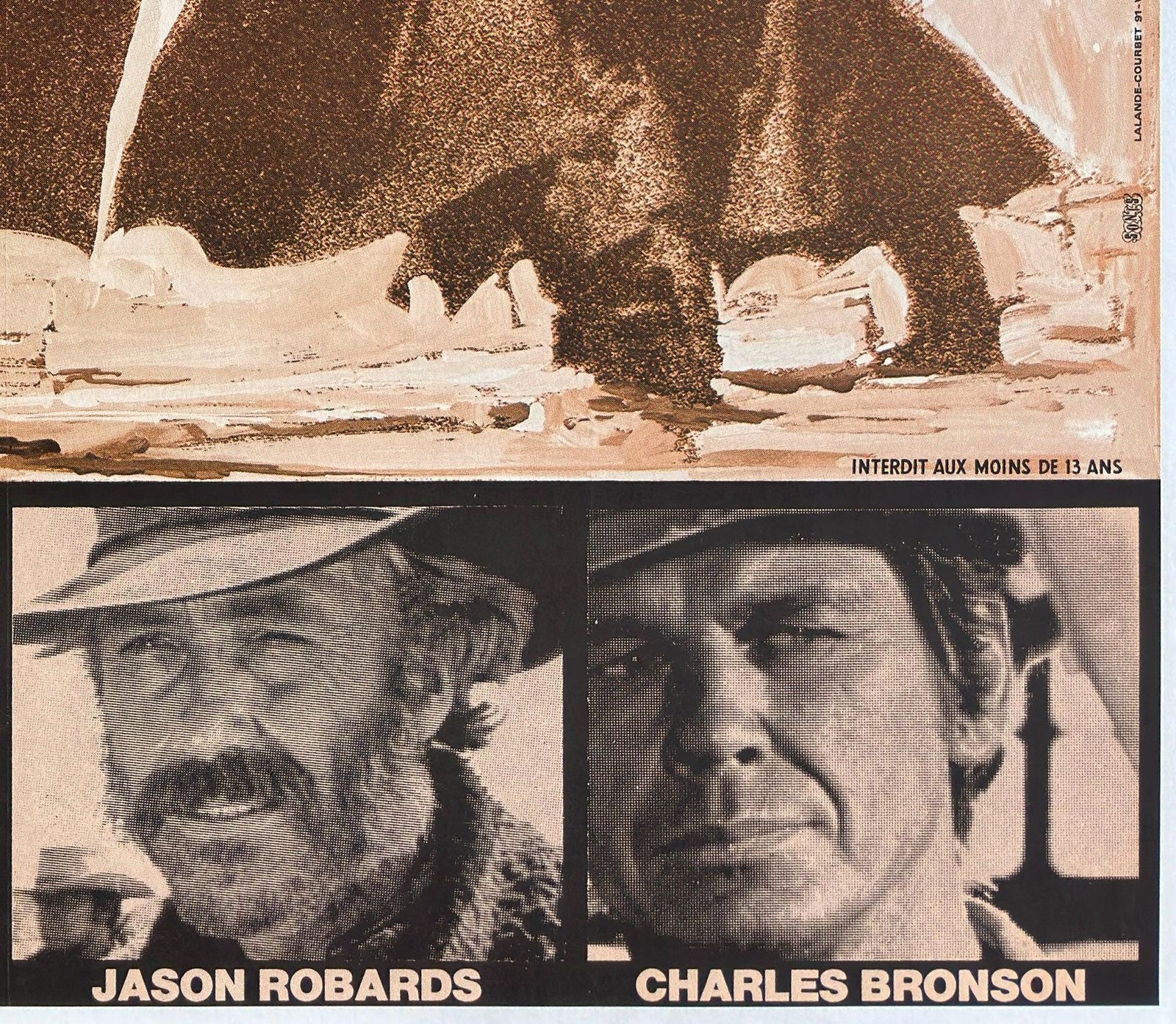Once Upon A Time In The West 1969 French Grande Film Poster, Michel Landi photo vintage