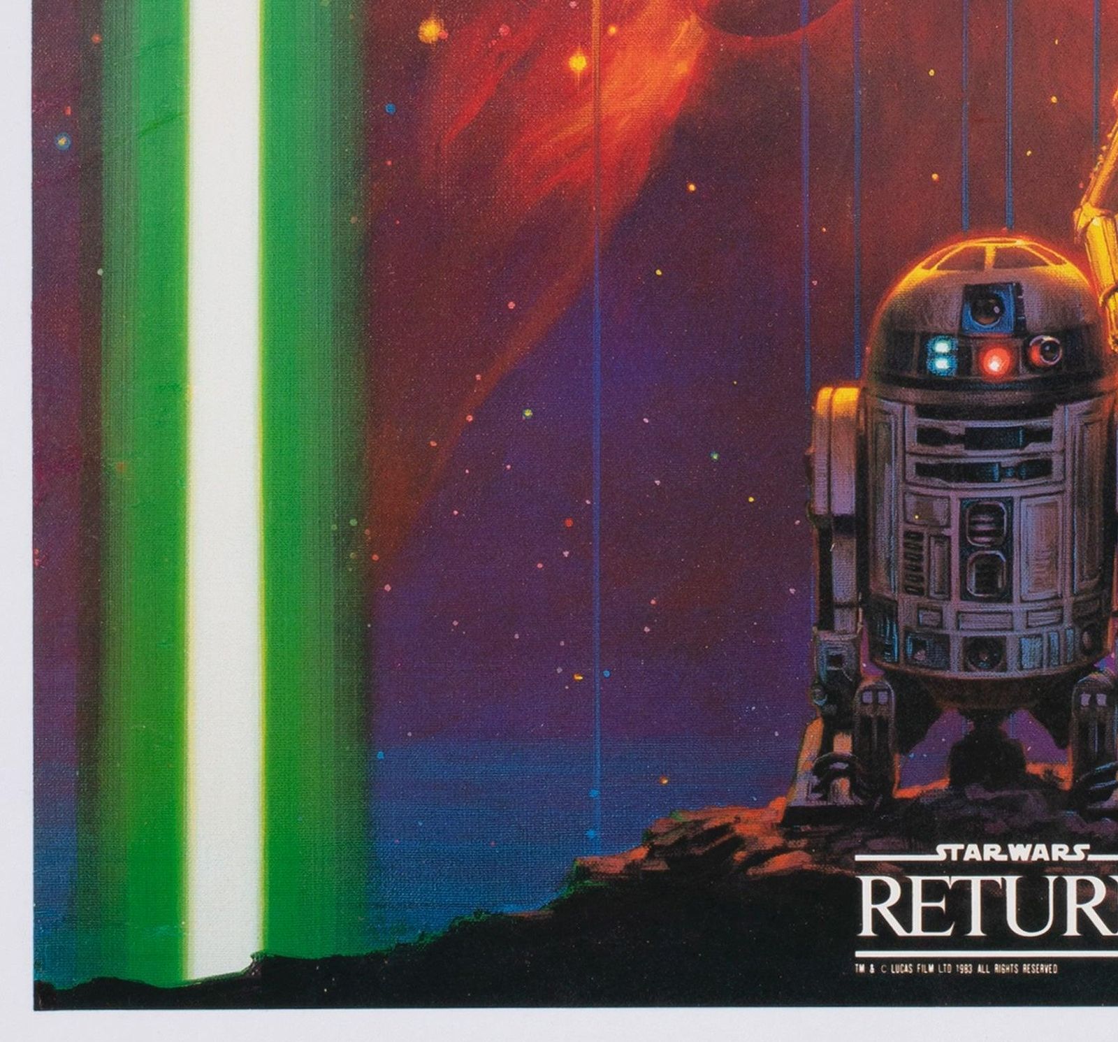 Return Of The Jedi 1983 Japanese Yamakatsu Commercial Poster, Noriyoshi Ohrai photo buy
