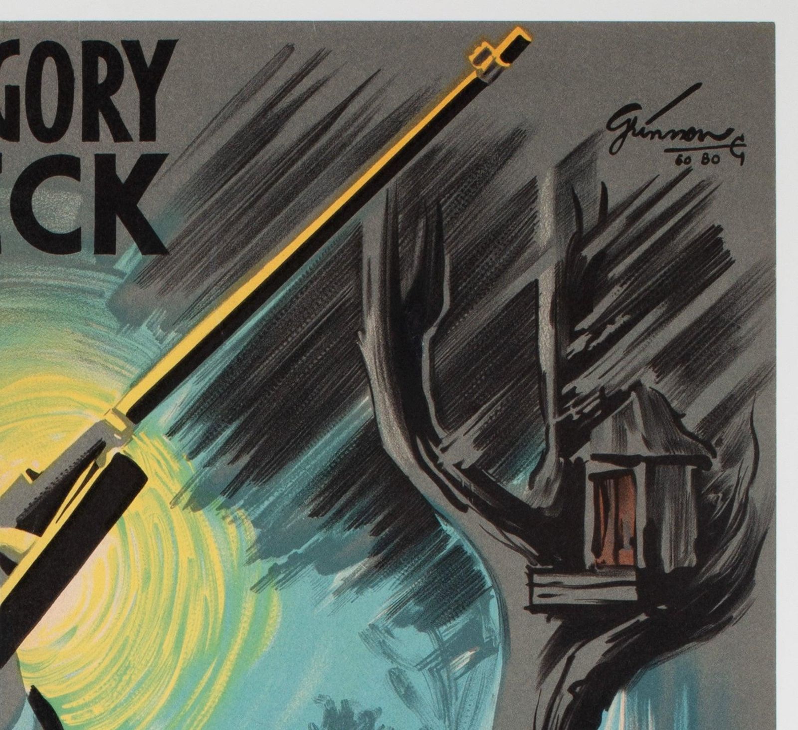 To Kill A Mockingbird 1963 French Moyenne Film Poster, Boris Grinsson photo Art