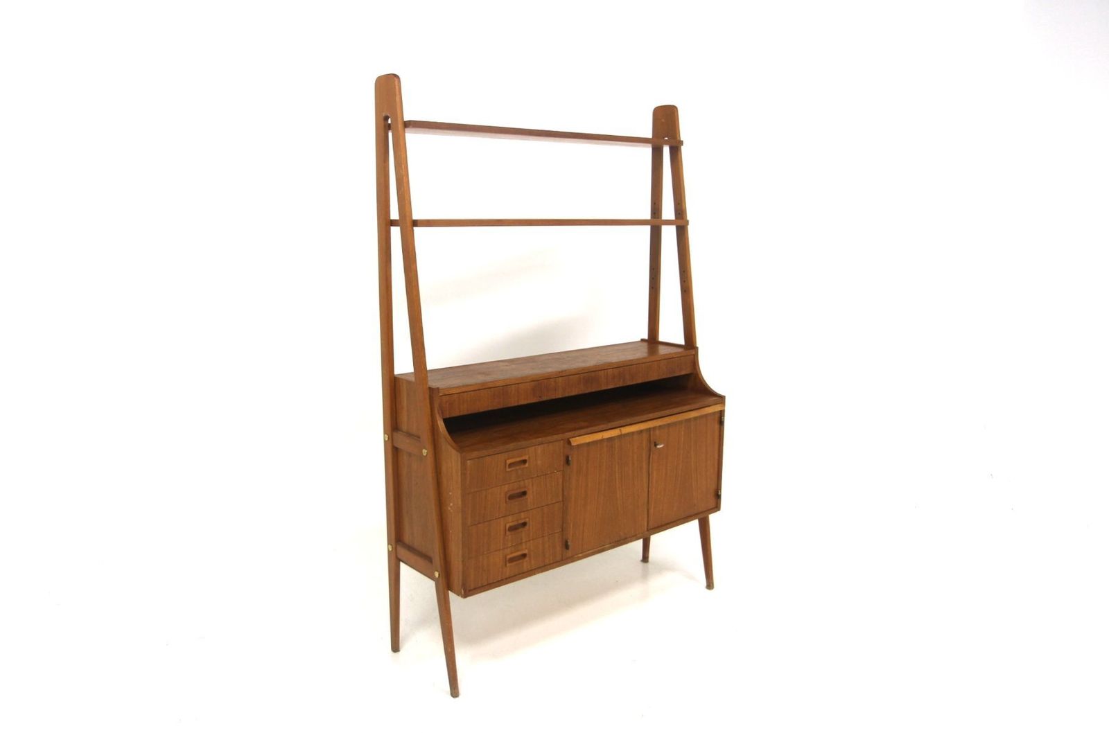 940.0 Scandinavian Teak Secretary Desk, Sweden, 1960 photo
