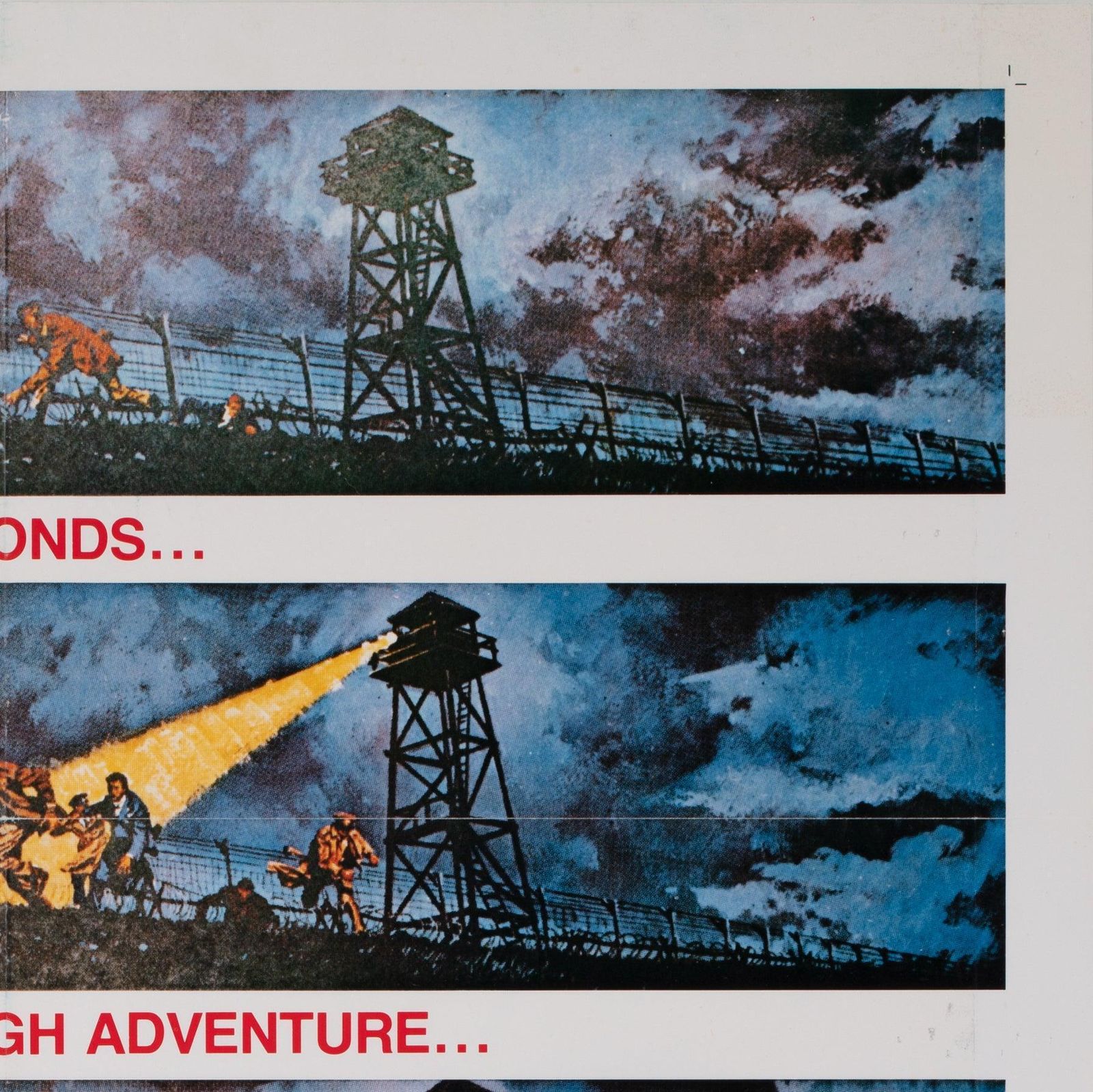 The Great Escape R1980 Us International Film Poster, Frank Mccarthy photo Art