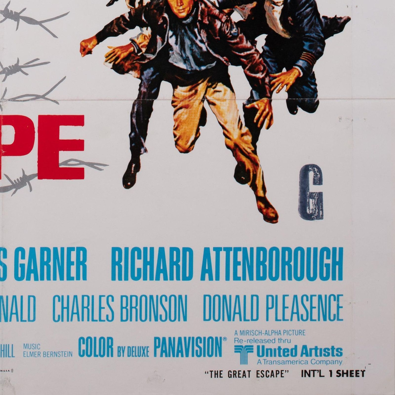 The Great Escape R1980 Us International Film Poster, Frank Mccarthy photo vintage