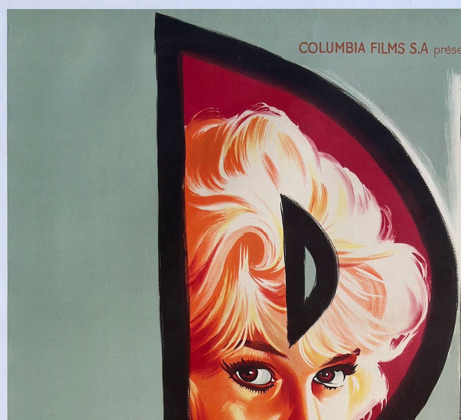 The Night Heaven Fell 1958 Style A French Grande Film Poster, Georges Kerfyser photo for sale