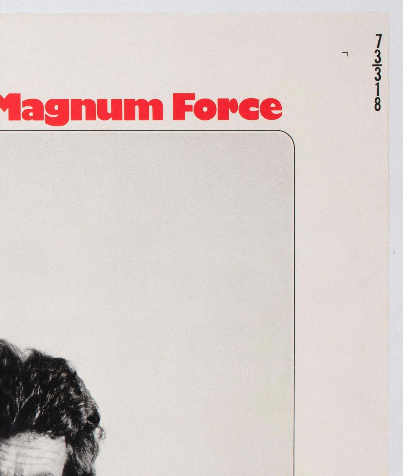Magnum Force 1973 Us 1/2 Sheet Film Poster photo 1193.0