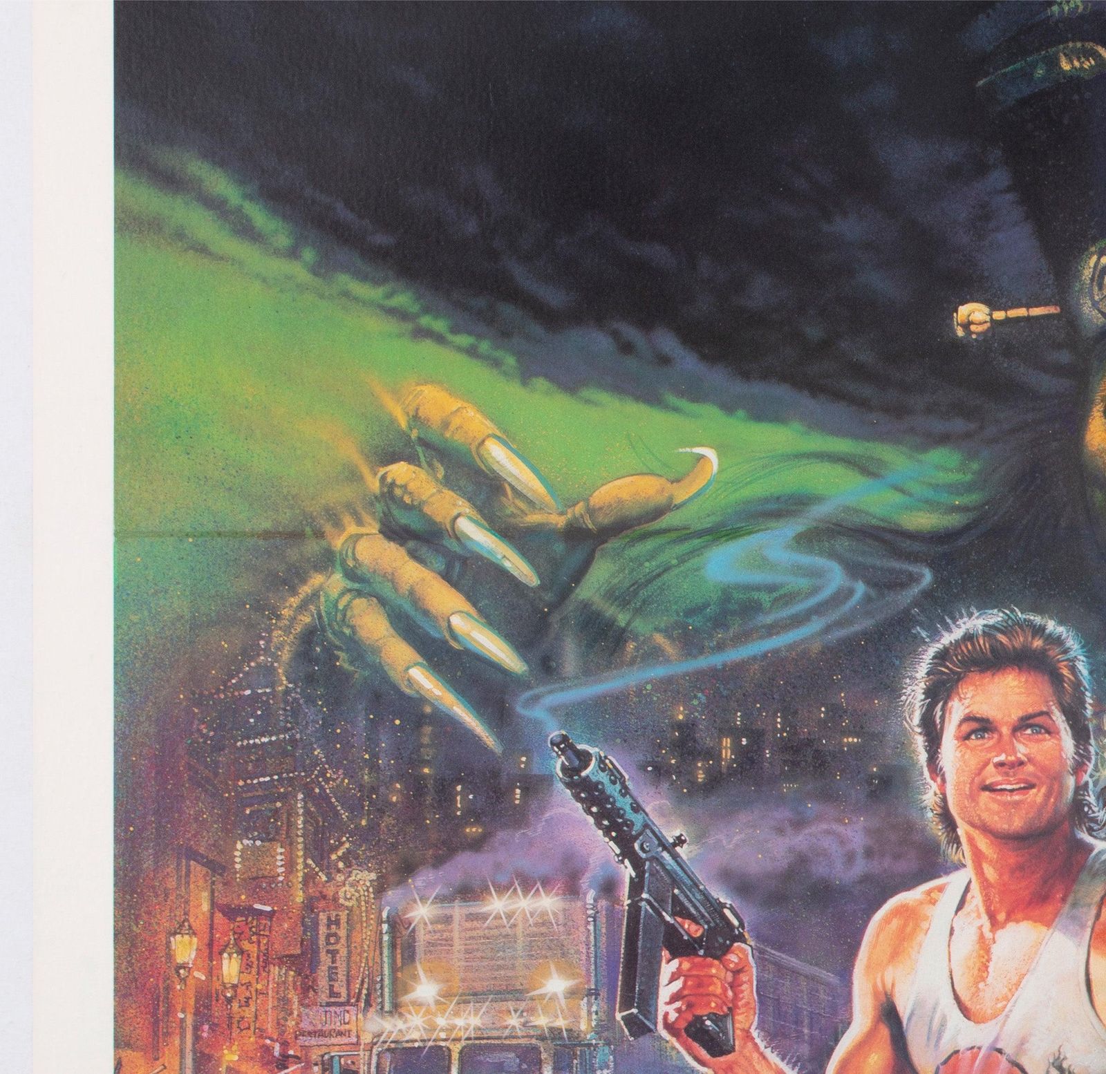 Big Trouble In Little China 1986 Us International 1 Sheet Film Poster, Bysouth photo 2652.0