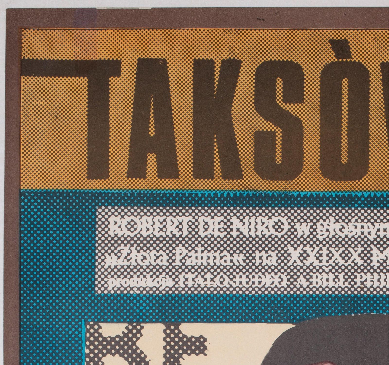 Taxi Driver 1978 Polish B1 Film Poster, Andrzej Klimowski photo for sale
