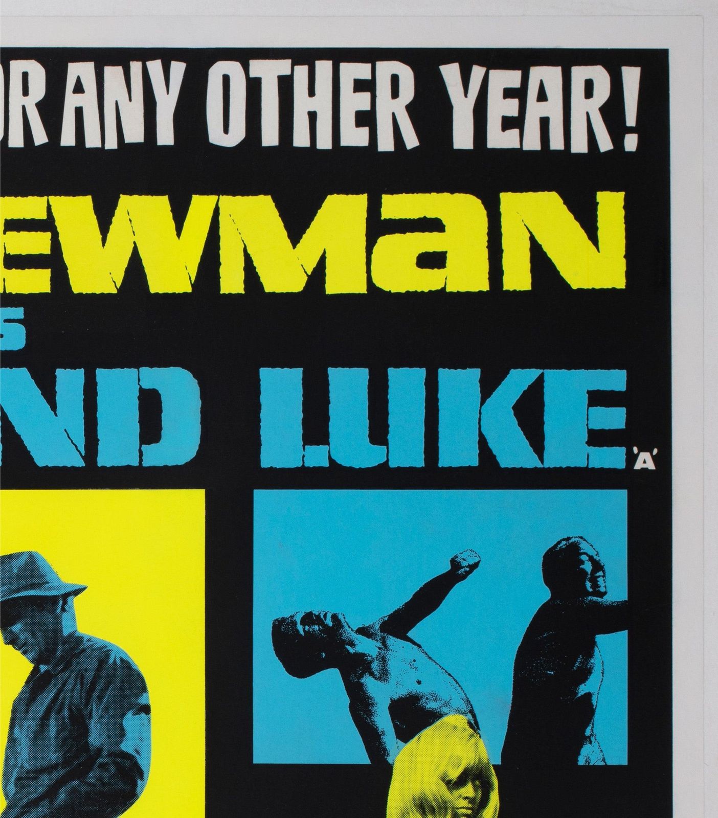 Cool Hand Luke 1967 Uk Quad Film Poster photo 5303.0