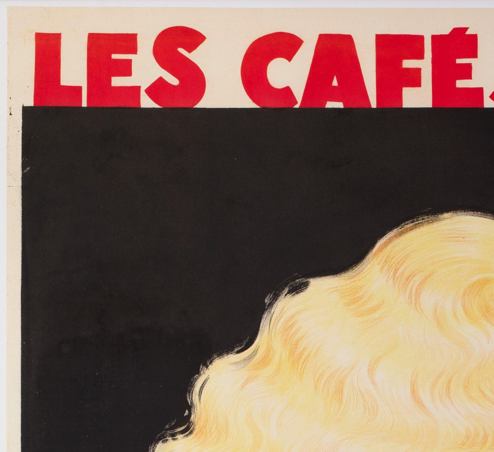 Les Cafes Jules Ferry 1935 Marseille Cafe French Advertising Poster, Nicolitch photo for sale