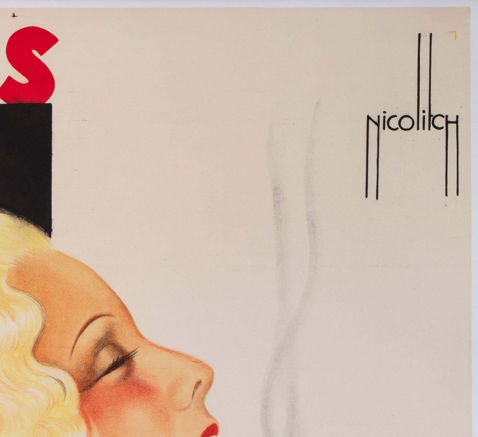 Les Cafes Jules Ferry 1935 Marseille Cafe French Advertising Poster, Nicolitch photo Art