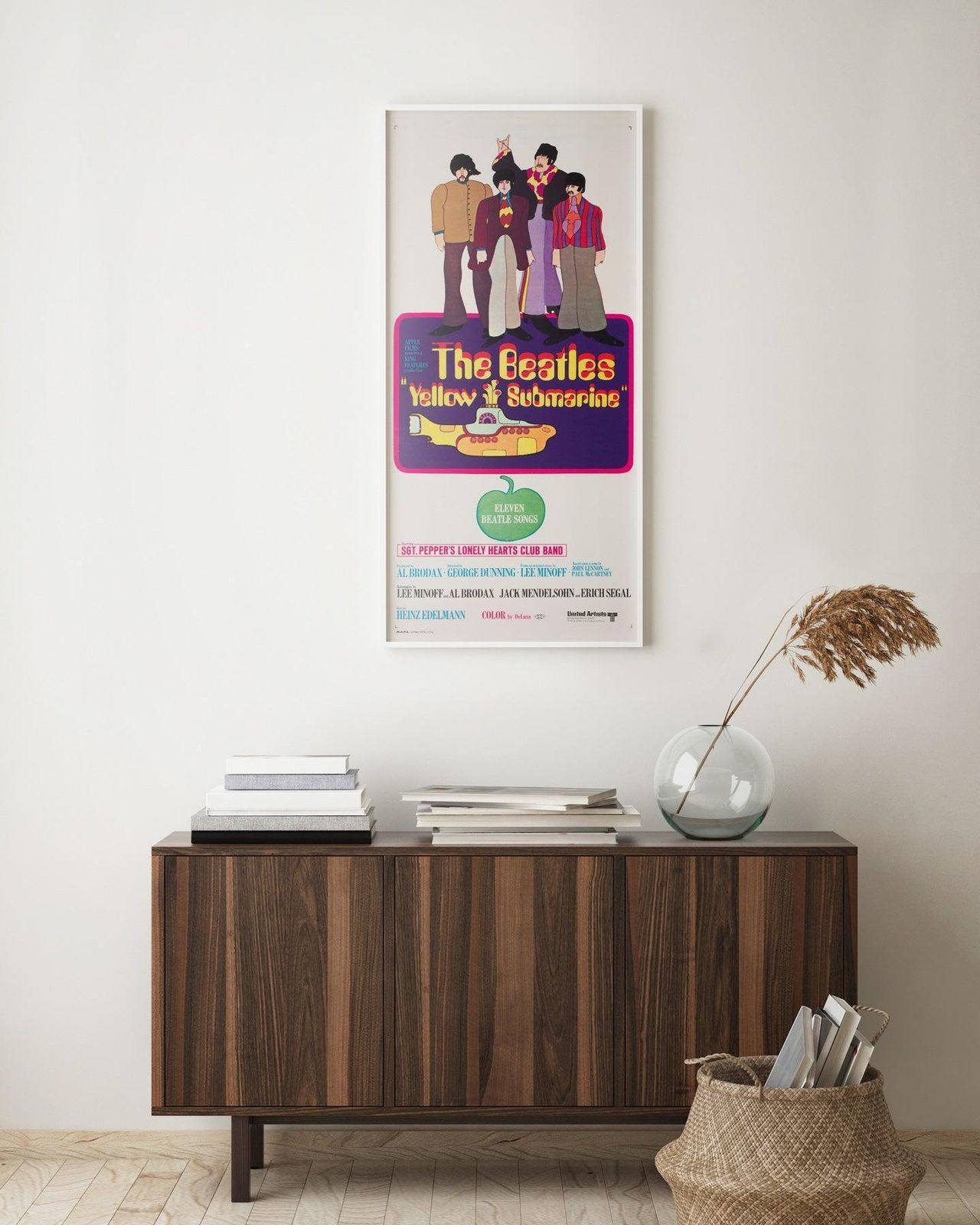 Yellow Submarine 1968 Australian Daybill Film Poster photo furniture